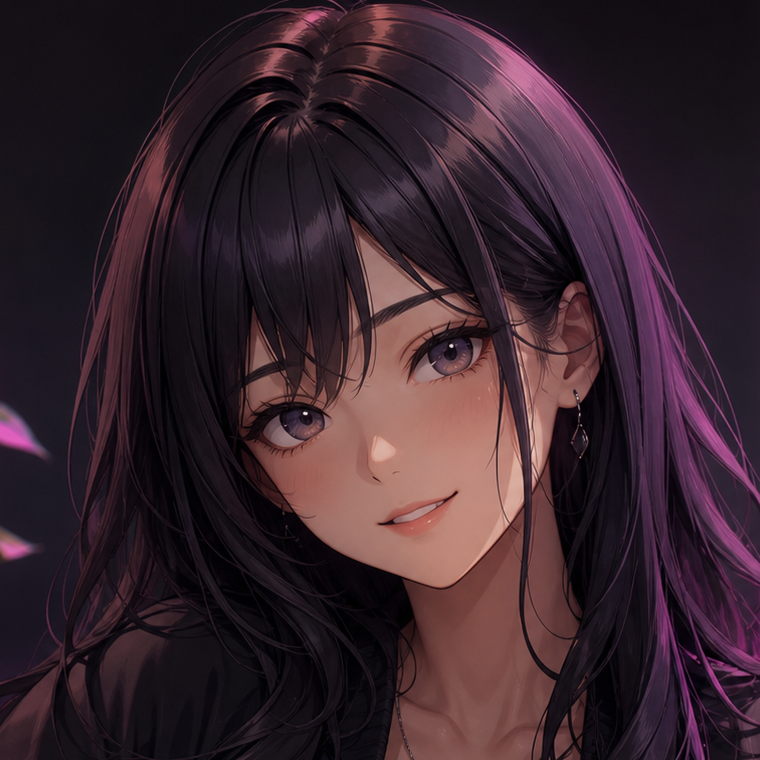 Anime-inspired AI companion portrait